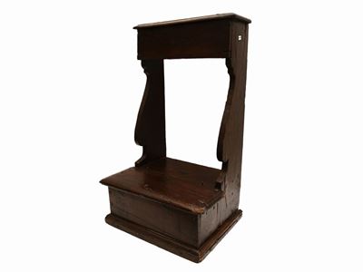 Inginocchiatoio Rustico in Legno di Rovere o Castagno