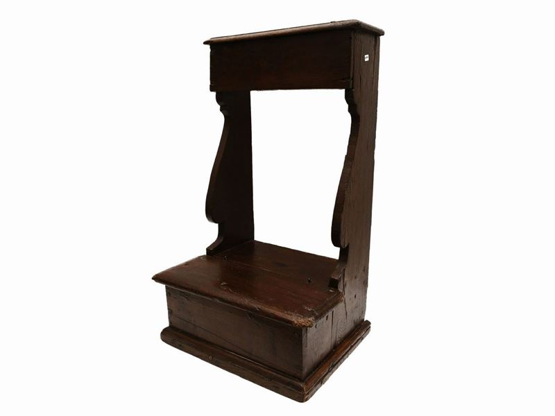Inginocchiatoio Rustico in Legno di Rovere o Castagno