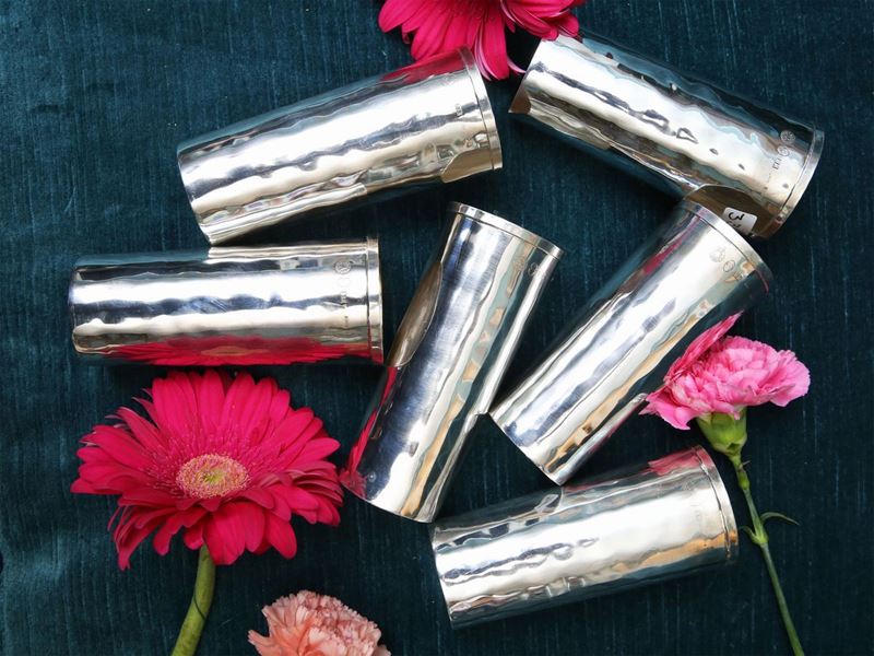 Serie di Sei Bicchieri in Argento, Brandimarte