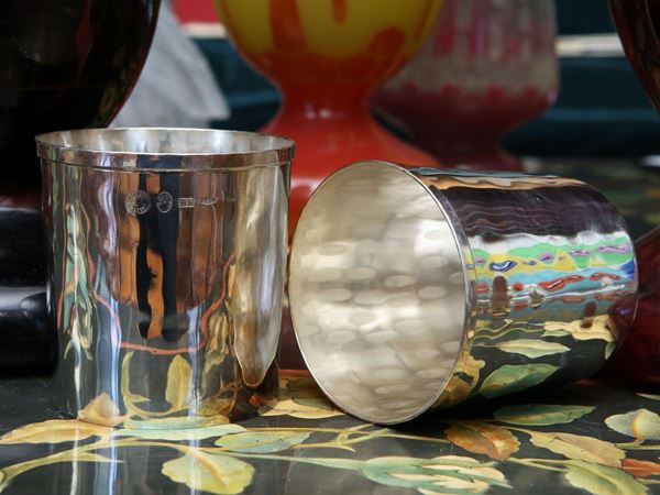 Serie di sei bicchieri in argento, Brandimarte