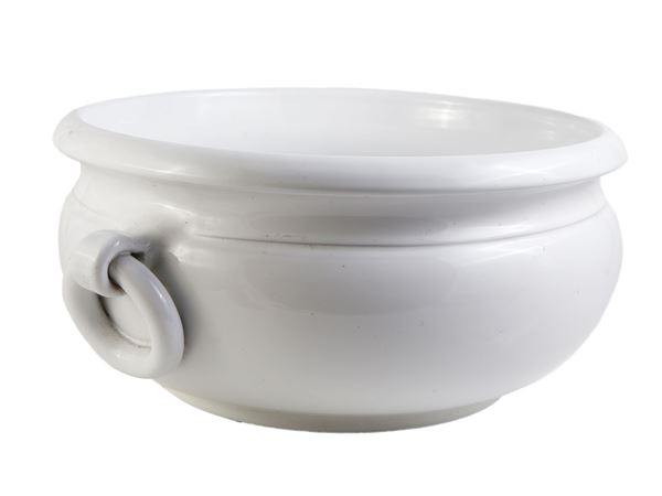 Pot holder in ceramic  - Auction The art of furnishing - Maison Bibelot - Casa d'Aste Firenze - Milano
