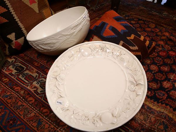 Centrotavola in ceramica d'Este
