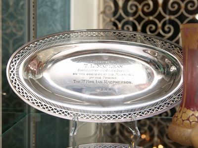 Cestino Ovale in Argento