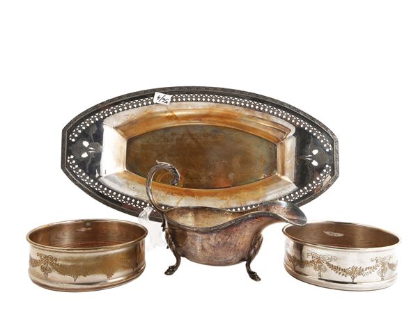 Lot of metal table accessories  - Auction The art of furnishing - Maison Bibelot - Casa d'Aste Firenze - Milano