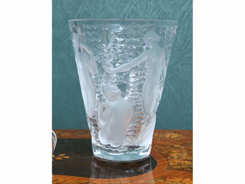 Vaso Ondine in Cristallo, Lalique France
