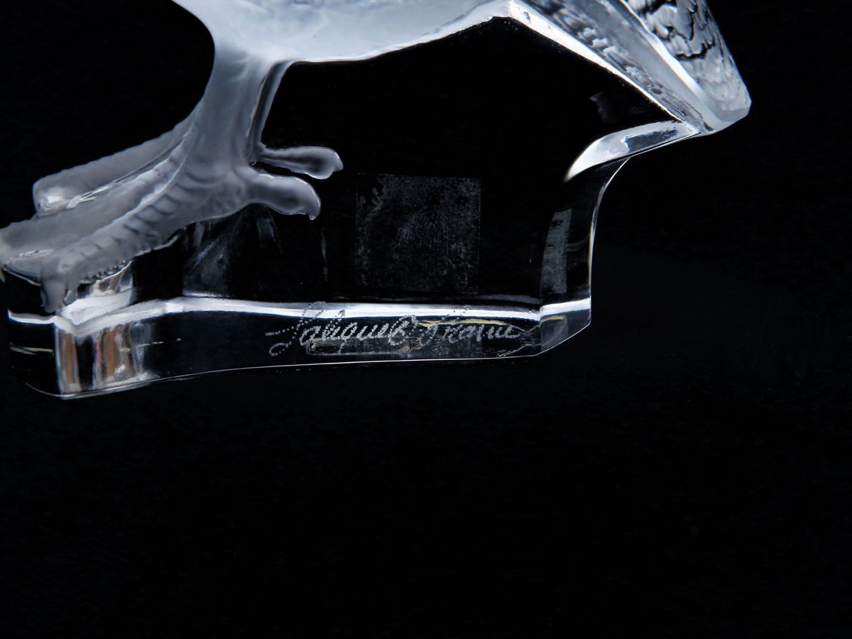 Serie di Tre Volatili in Cristallo, Lalique