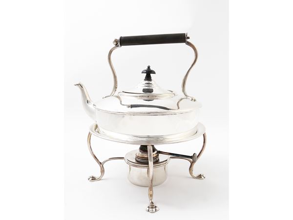 Samovar in metallo argentato