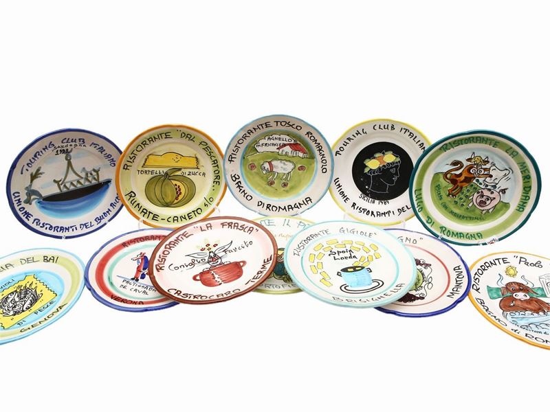 Collezione di Dodici Piatti del Buon Ricordo