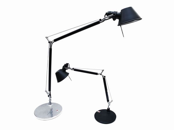 Two Tolomeo Artemide table lamps
