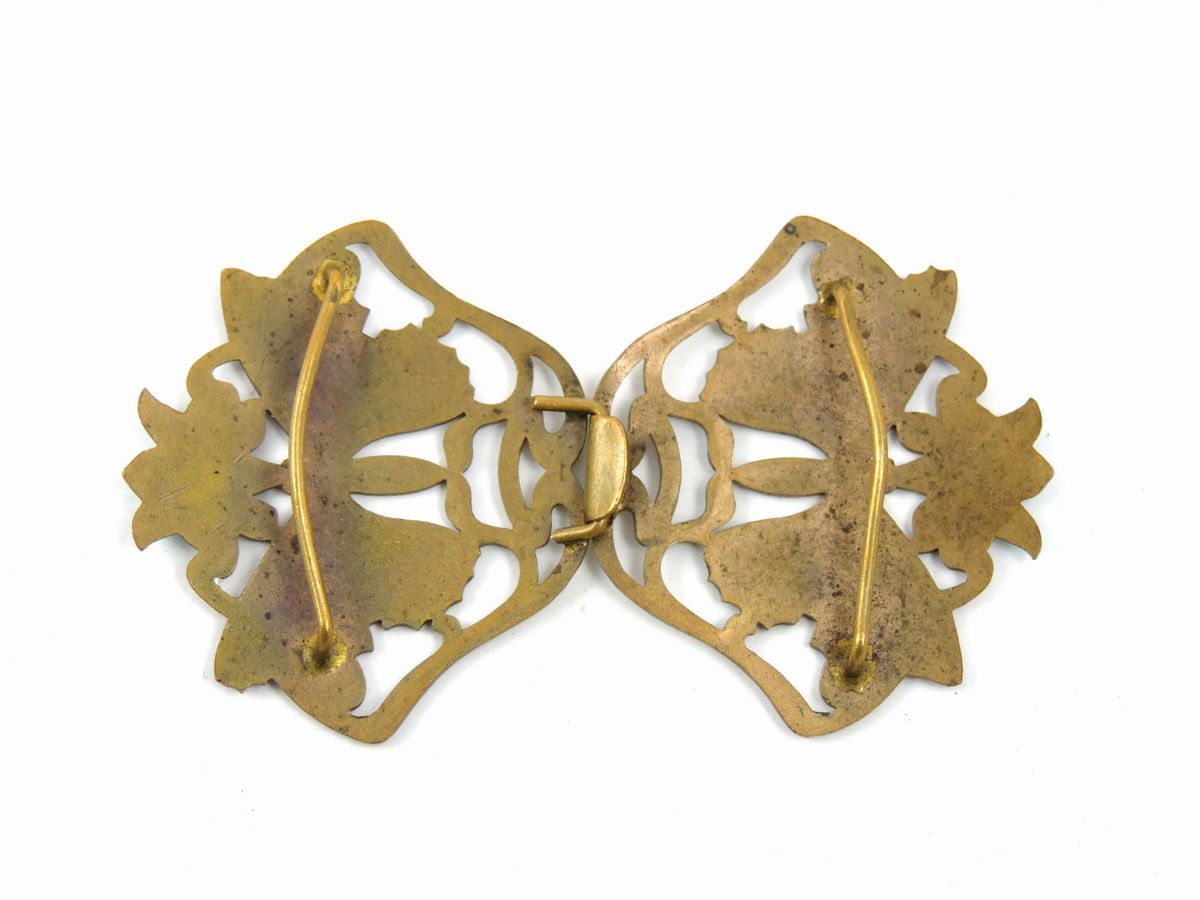 Fibbia Animalier in Metallo Smaltato
