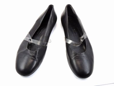 Paio di Ballerine in Pelle Nera, Jil Sander