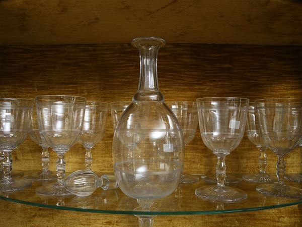 Servizio di bicchieri in cristallo molato (inizio del XX secolo) - Asta  L'Arte di Arredare - Maison Bibelot - Casa d'Aste Firenze - Milano