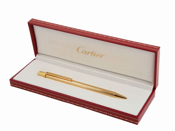 Penna a sfera, Cartier Must II  - Asta L'Arte di Arredare - Maison Bibelot - Casa d'Aste Firenze - Milano