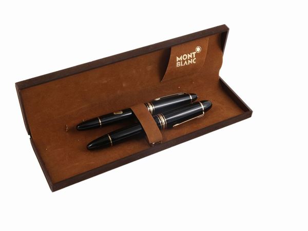 Set of two pens, Montblanc Meisterstuck