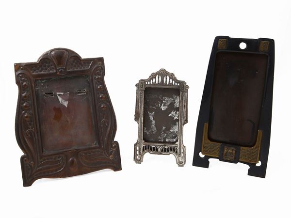 Three Liberty metal photo frames