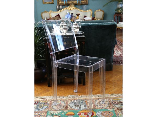 Philippe Stark : Series of six La Marie chairs, Kartell  - Auction The collector's florentine house - Maison Bibelot - Casa d'Aste Firenze - Milano