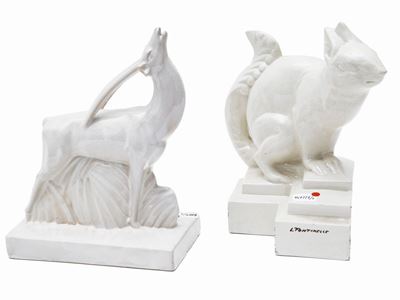 Scoiattolo, Gruppo in Ceramica