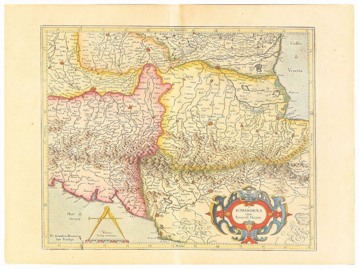 Gerhard Mercator - Romandiola Cum Parmensi Ducatu