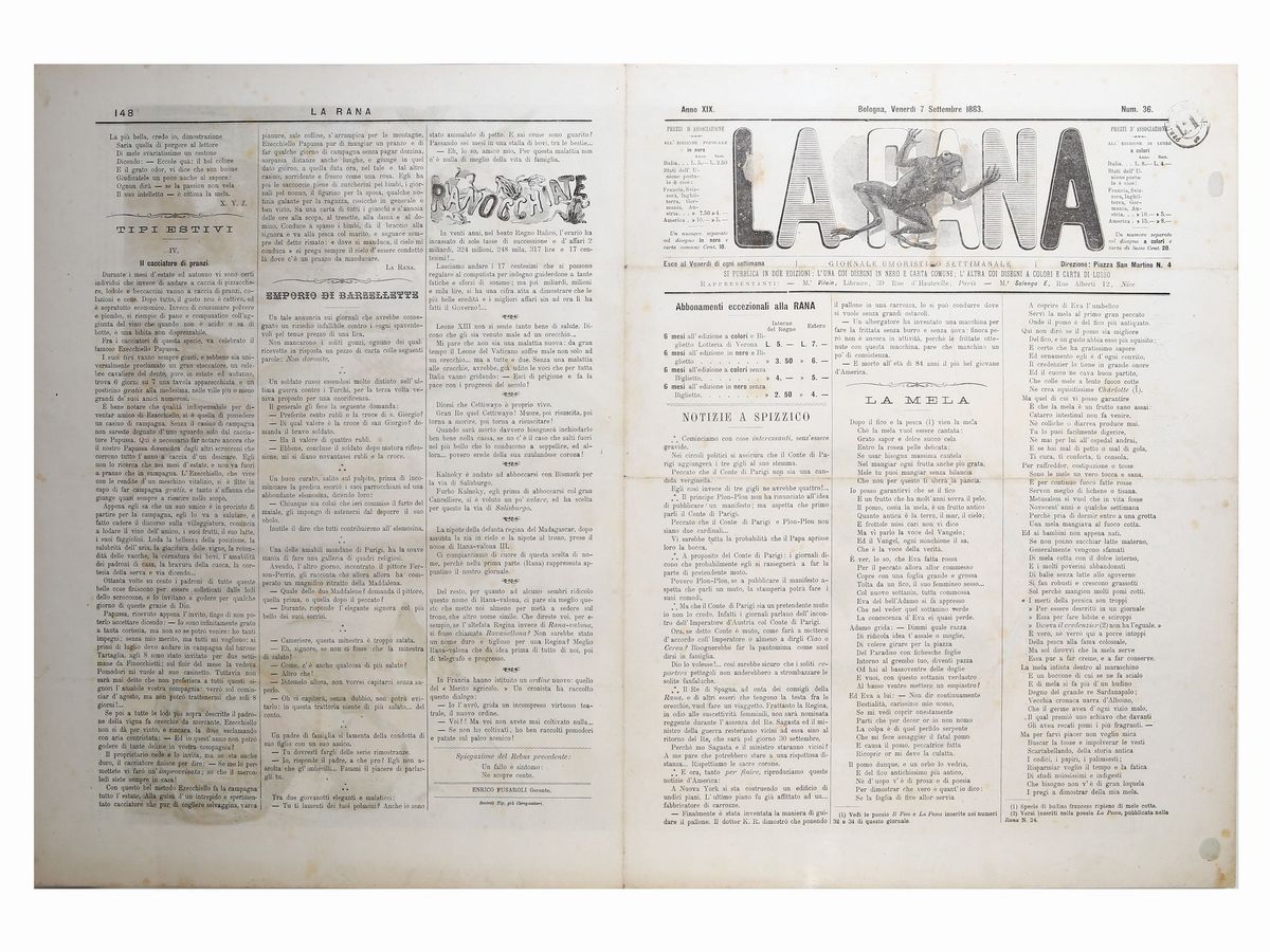 Raccolta di Stampe a Colori Tratte da Riviste D'epoca