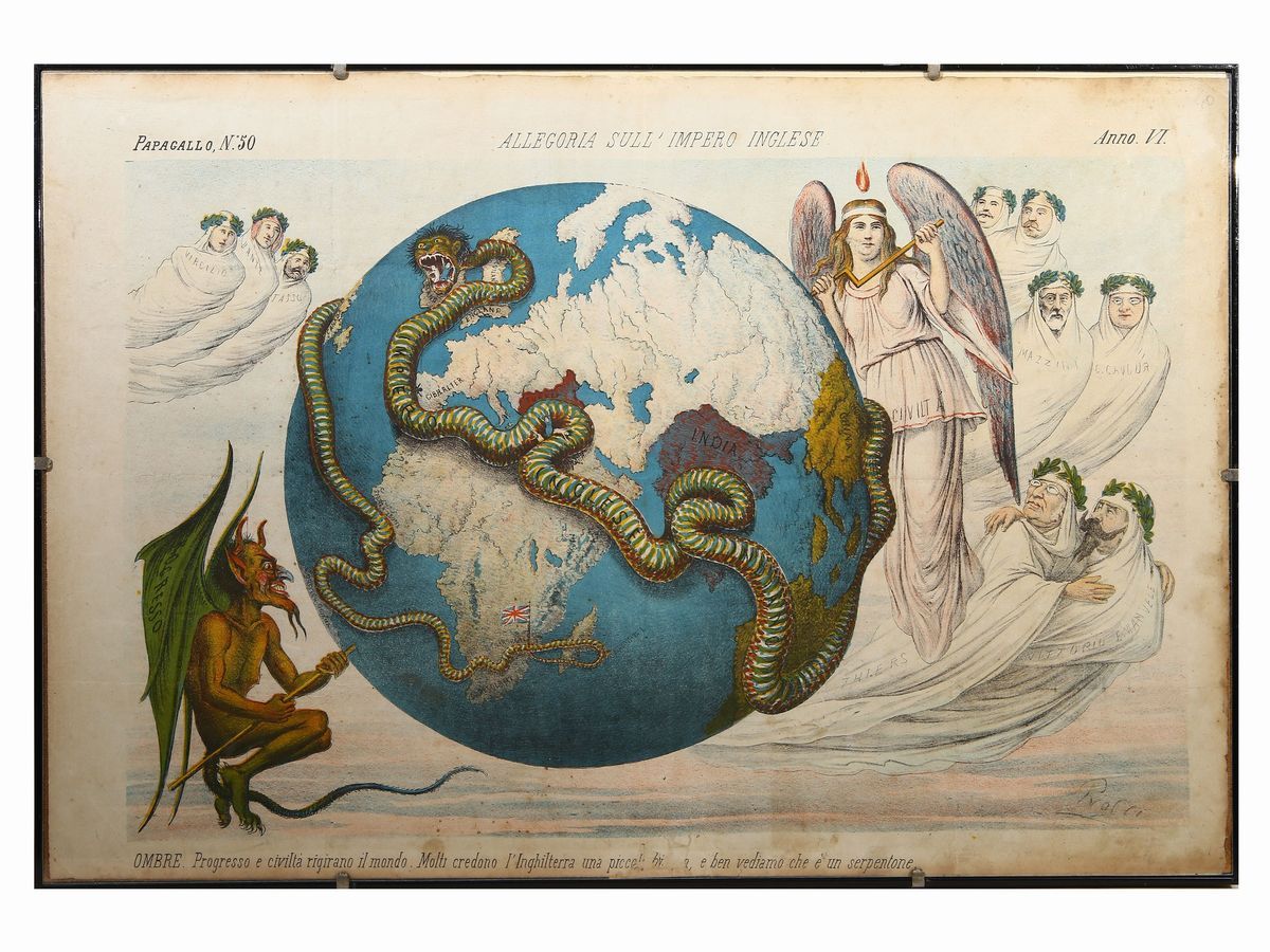 Raccolta di Stampe a Colori Tratte da Riviste D'epoca