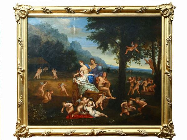 Da Francesco Albani, XVIII/XIX secolo - Trionfo di Flora, Berecinzia, Cerere e Bacco / Trionfo di Galatea