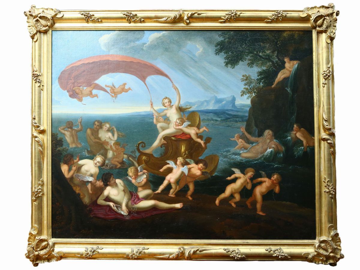 Da Francesco Albani, XVIII/XIX Secolo - Trionfo di Flora, Berecinzia, Cerere e Bacco / Trionfo di...