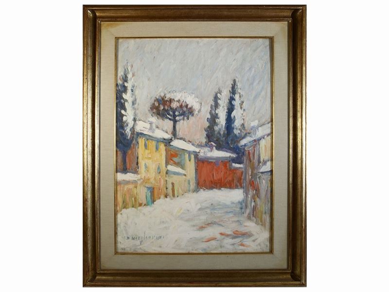 Dino Migliorini - Pesaggio Innevato
