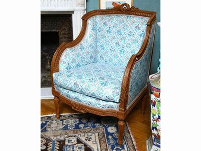 Coppia di Poltroncine Bergère in Faggio