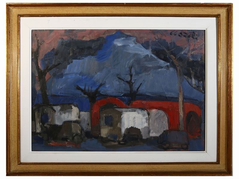 Bruno Paoli - Paesaggio 1966