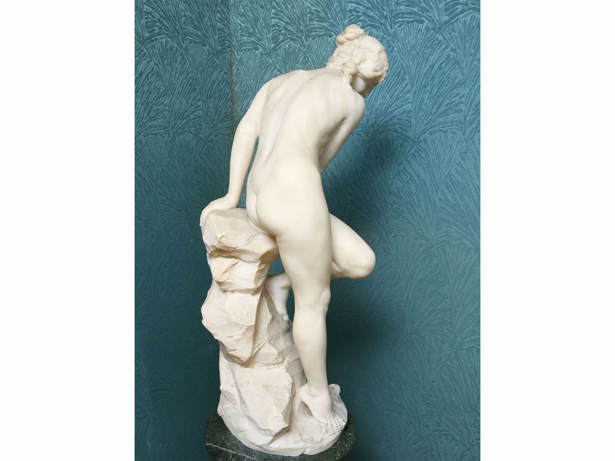 Galileo Pochini (XIX Secolo) - Venere al Bagno