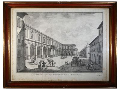 Due Vedute di Firenze, da Giuseppe Zocchi