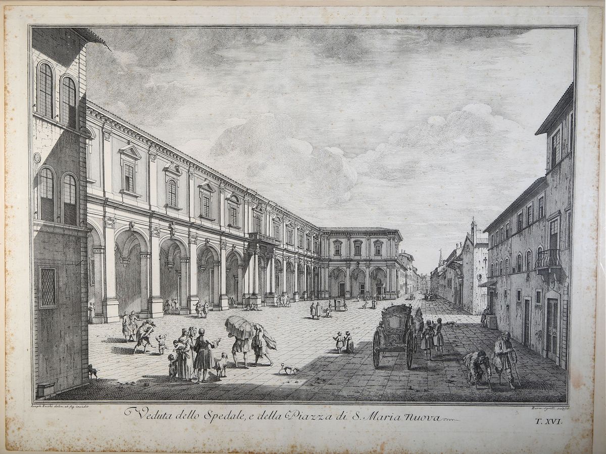 Due Vedute di Firenze, da Giuseppe Zocchi