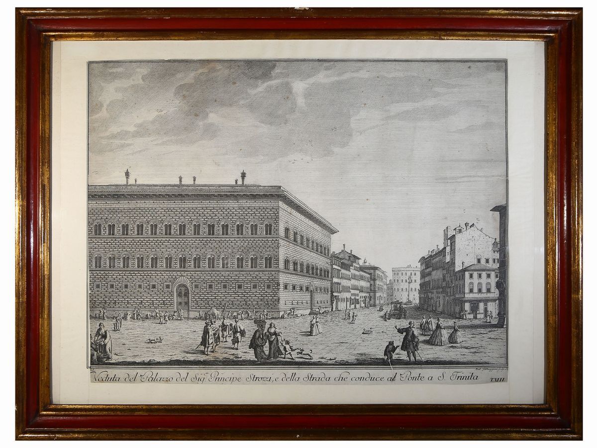 Due Vedute di Firenze, da Giuseppe Zocchi