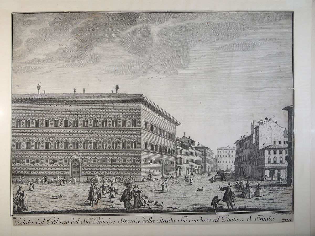 Due Vedute di Firenze, da Giuseppe Zocchi