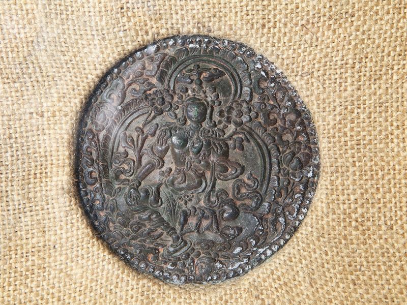 Antico Medaglione in Bronzo