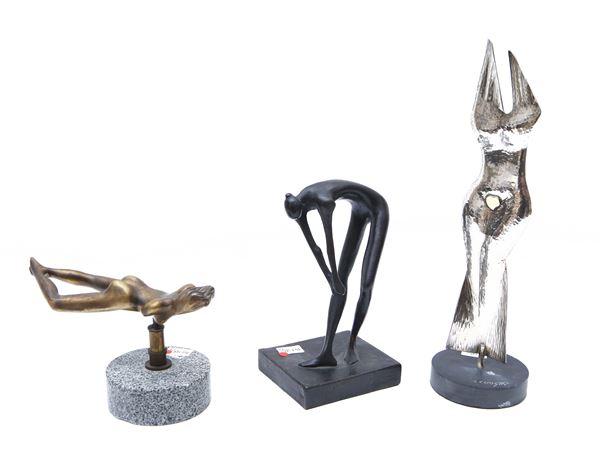 Four sculptures