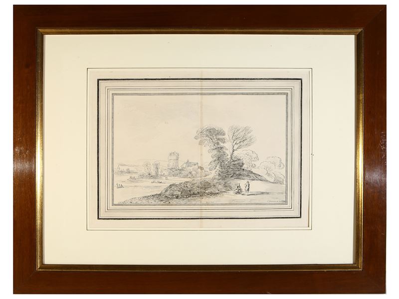 Paesaggio, da Guercino