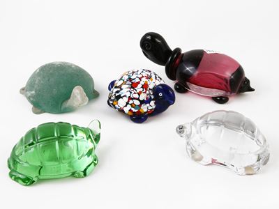 Collezione di Tartarughe in Vetro e Cristallo Baccarat