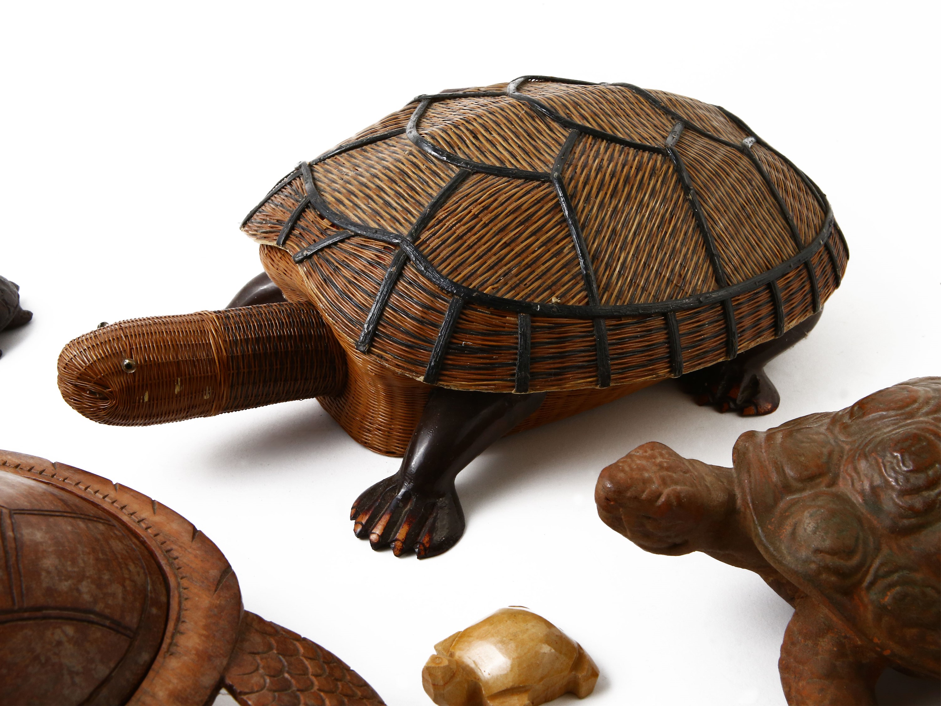 Collezione di Tartarughe in Diversi Materiali
