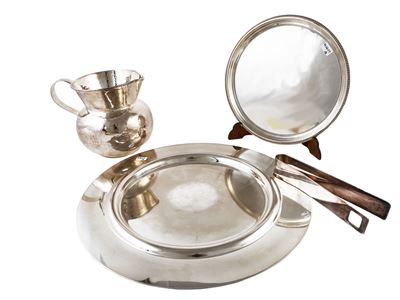 Lotto di Curiosità per la Tavola in Metallo Argentato