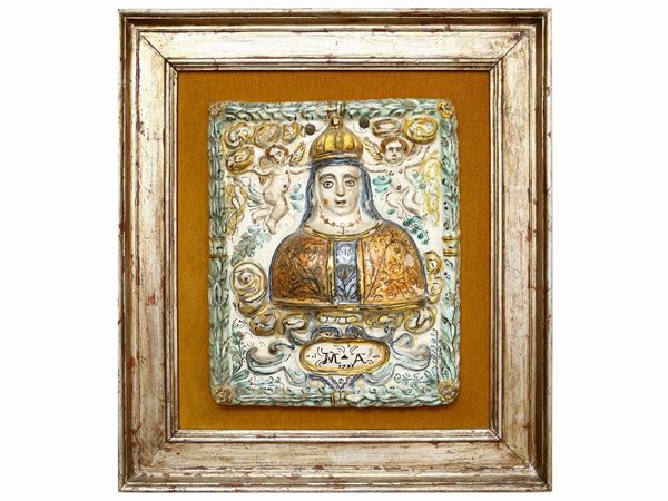 Polychrome majolica plaque  (Central Italy, second half of the 18th century)  - Auction The collector's florentine house - Maison Bibelot - Casa d'Aste Firenze - Milano