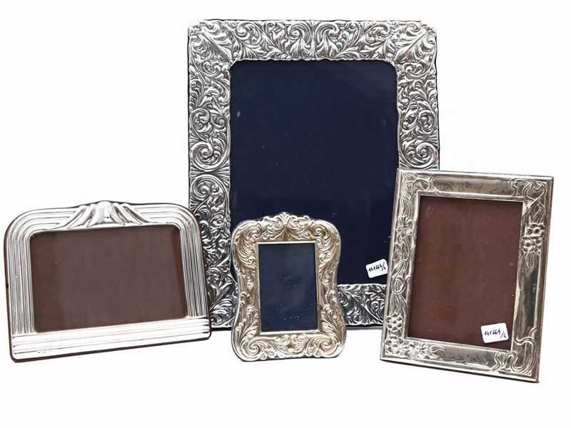 Quattro Cornici in Argento Sterling