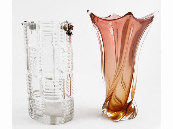 Due vasi in vetro