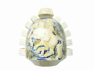 Vaso in Ceramica Policroma