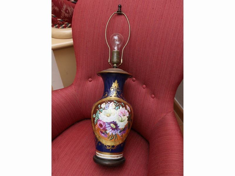 Vaso in Porcellana Policroma