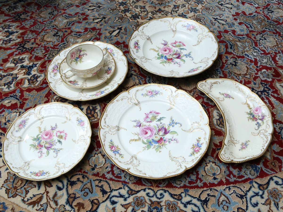 Servizio di Piatti in Porcellana Ivory, Sanssouci Diplomat Rosenthal