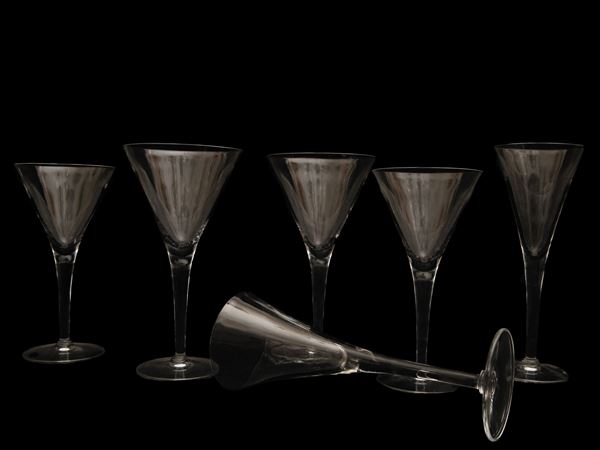 Crystal glasses set  - Auction The Art of Furnishing - Maison Bibelot - Casa d'Aste Firenze - Milano