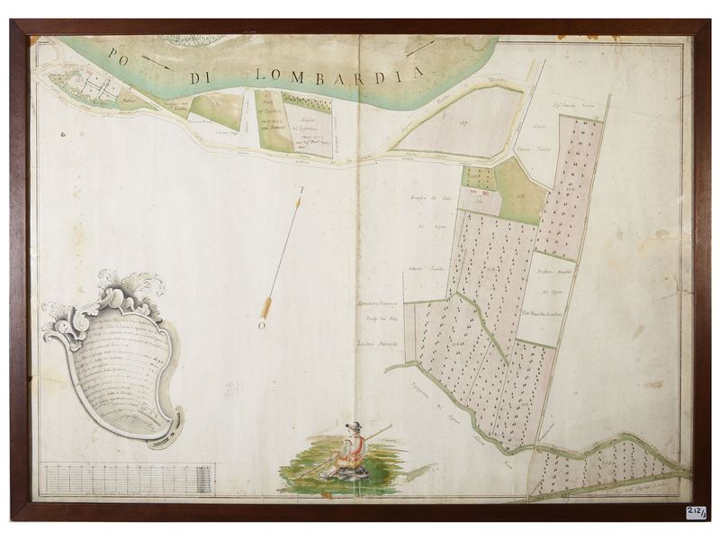 Luigi Passega De Passeyer - Pianta della Proprietà Detta la Ca' Vecchia Appartenente al Conte Gia...