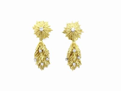 Orecchini Tiffany & Co in Oro Giallo con Diamanti
