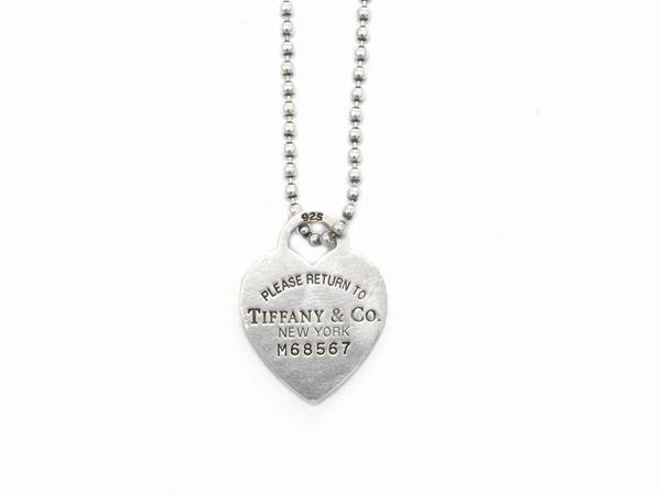 Catenina e pendente Tiffany & Co in argento 925/1000